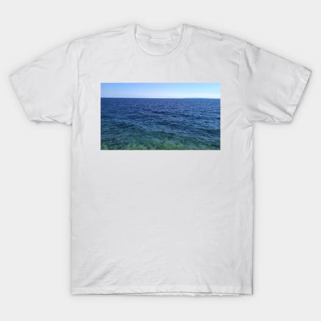 Adriatic Sea T-Shirt by PorinArt